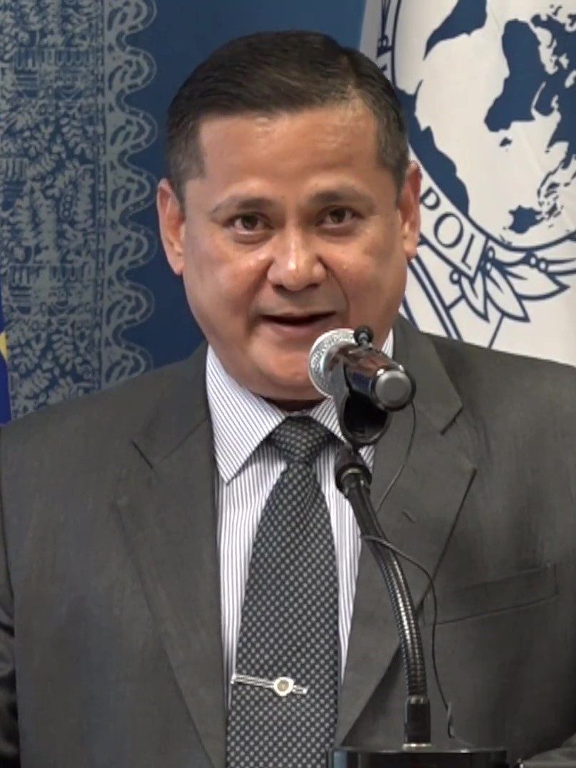 Foto arsip Napoleon Bonaparte saat menjabat Sekretaris NCB Interpol Indonesia pada 2017, bukan dokumentasi peristiwa 2026